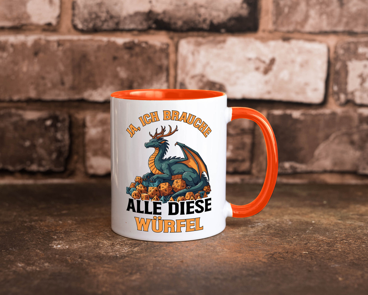 Ja ich brauche alle diese Würfel | Drache Rollenspiel v2 Geschenk Humor