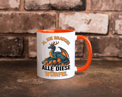 Ja ich brauche alle diese Würfel | Drache Rollenspiel v2 Geschenk Humor