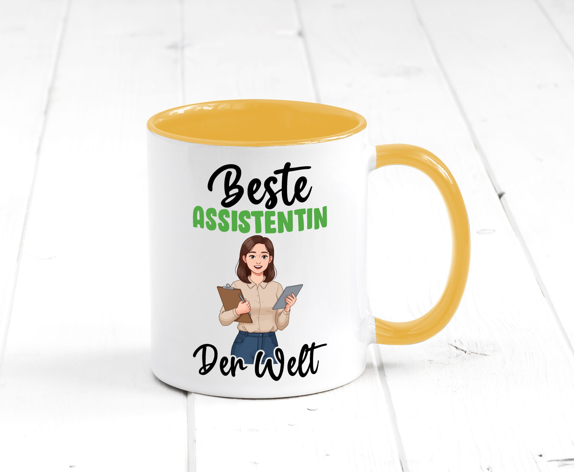 Beste Assistentin | Assistenz Hilfskraft v2 Geschenkidee Humor Tasse