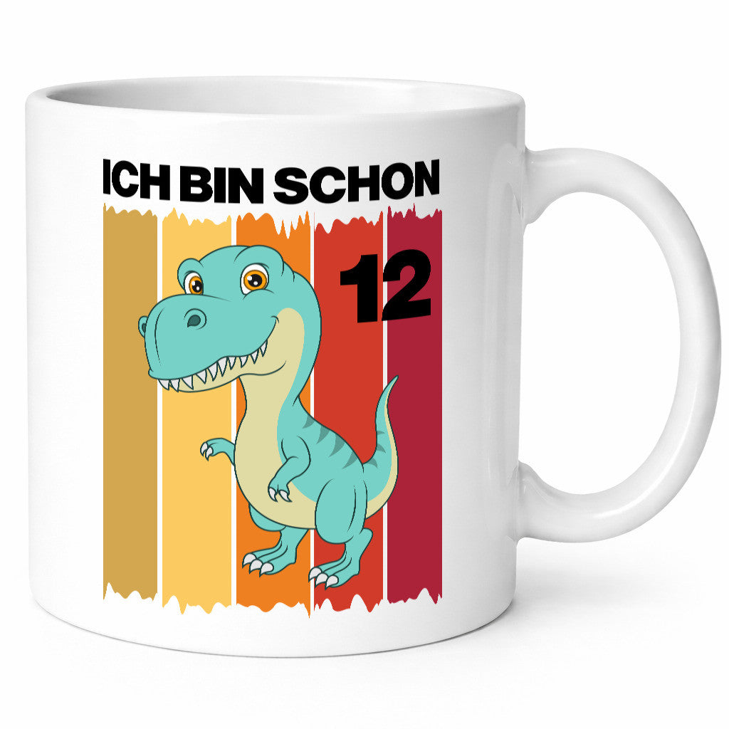 12. Geburtstag | 12 Jahre Dinosaurier lustiger Spruch Geschenk Geschenkidee