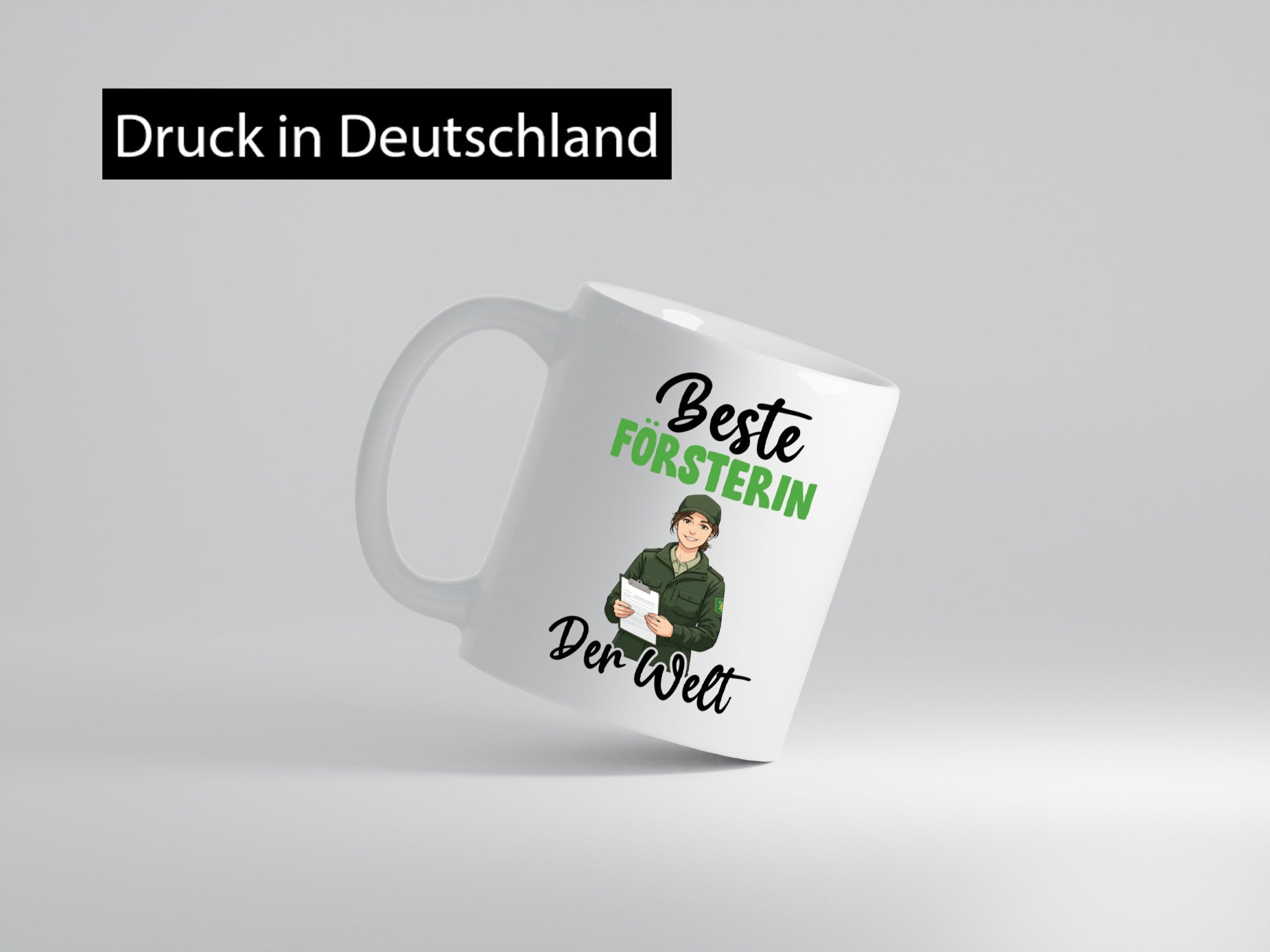 Beste Försterin | Forst Arbeit v2 lustiger Spruch Geschenk Kollegen Büro Tasse