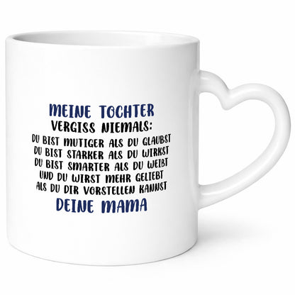 Meine Tochter vergisst niemals | Muttertag Mama lustiger Spruch Geschenk