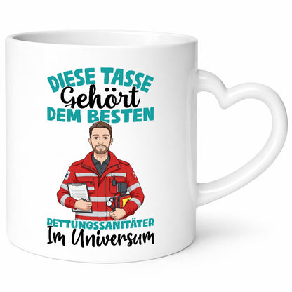 Im Universum: Rettungssanitäter | Sanitäter Geschenkidee Humor Tasse