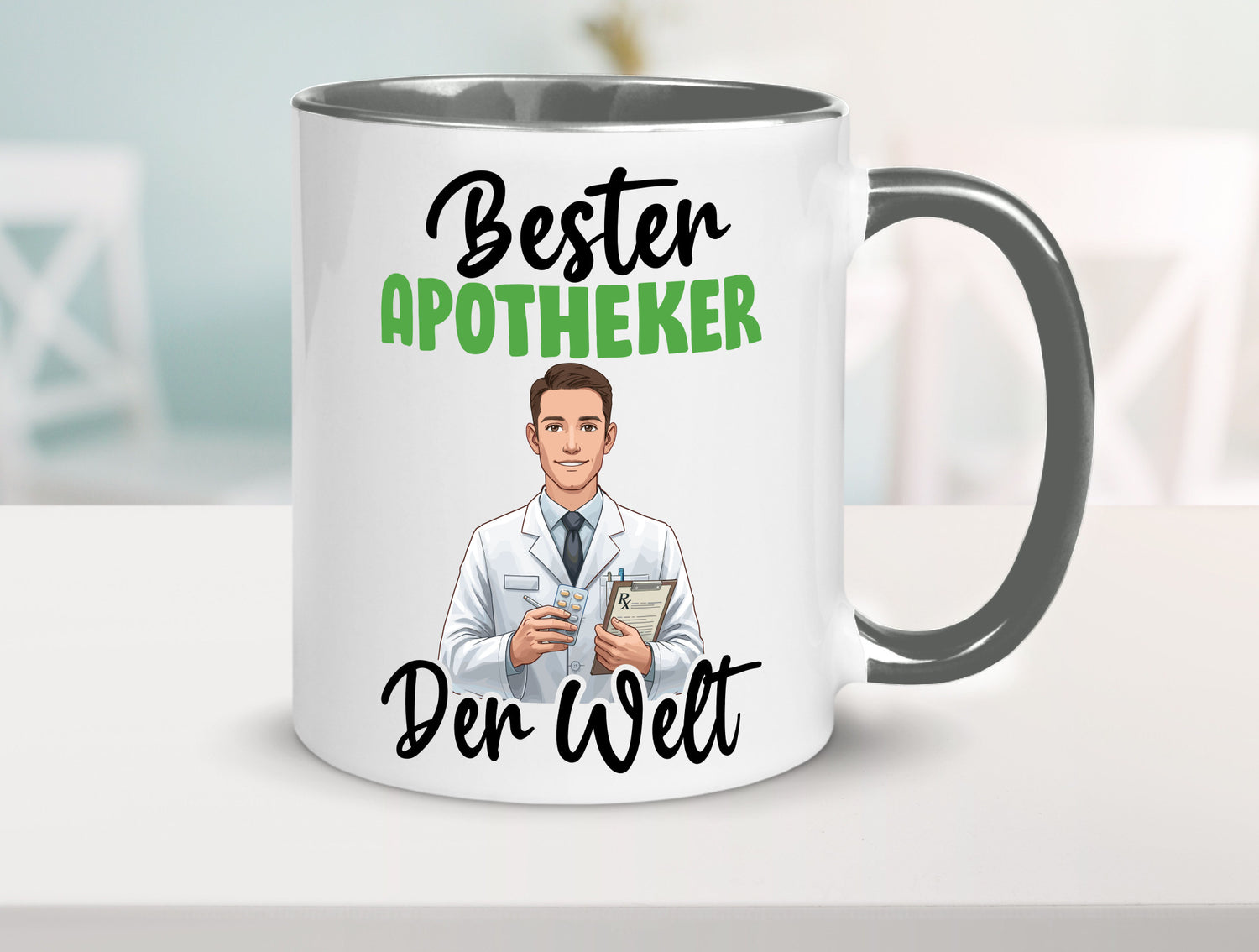 Bester Apotheker | Apotheke Pharmazie v2 Humor Geschenkidee Tasse