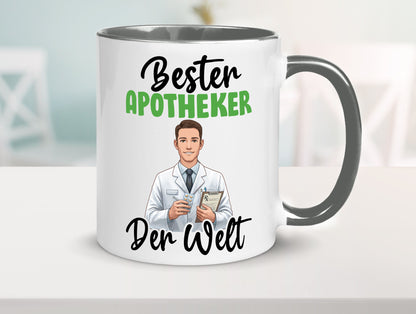 Bester Apotheker | Apotheke Pharmazie v2 Humor Geschenkidee Tasse