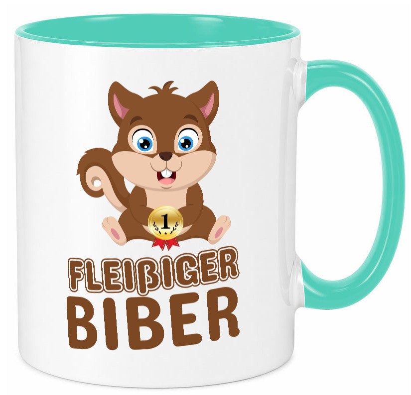 Fleißiger Biber | Motiv Tasse Kinder Geburtstag lustig Geschenkidee Geschenk