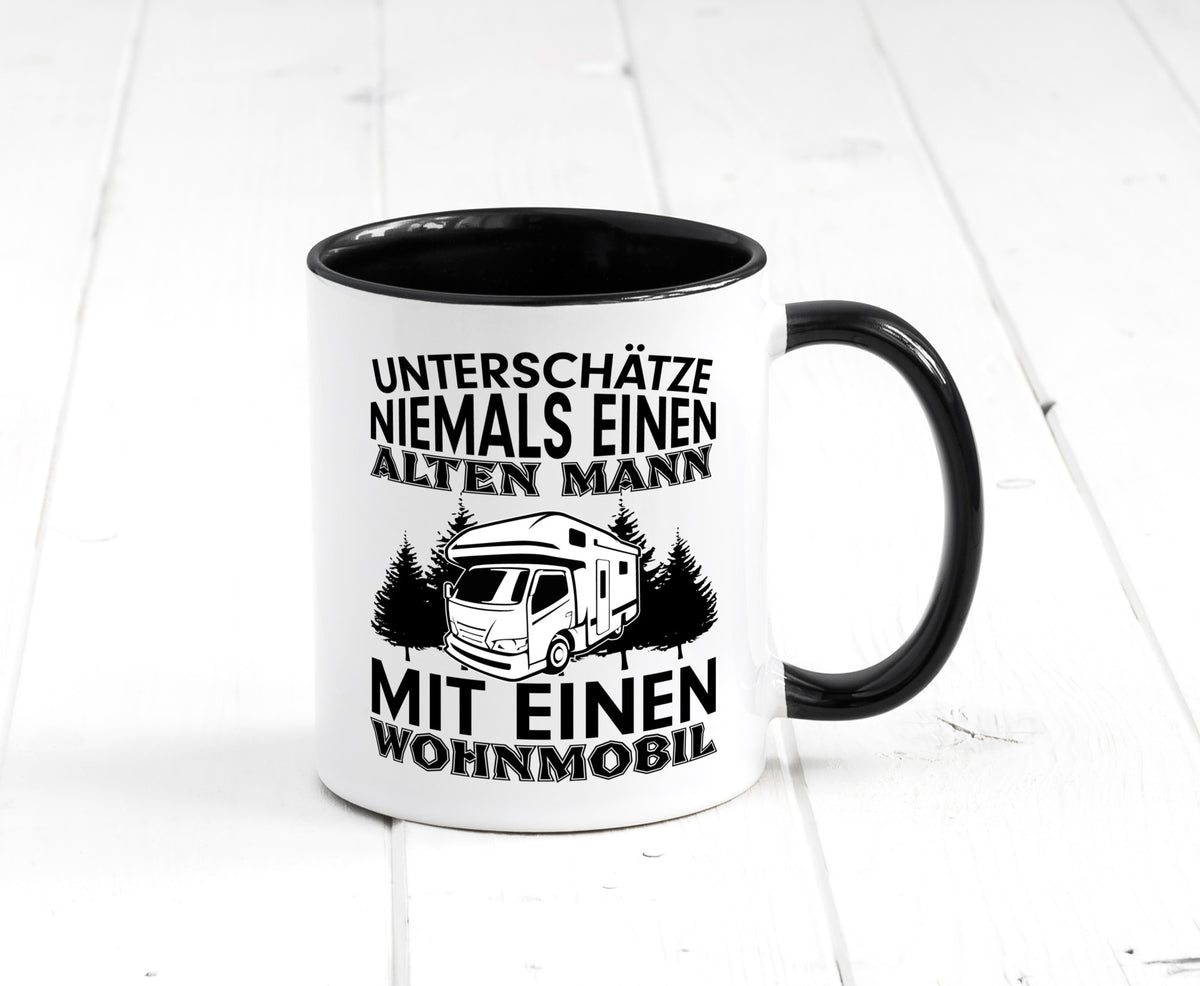 Alter Mann mit Wohnmobil | Männer Tasse Camping Geschenk Humor Geschenkidee