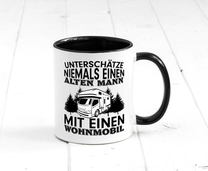 Alter Mann mit Wohnmobil | Männer Tasse Camping Geschenk Humor Geschenkidee