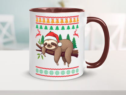 Ugly Christmas | Faultier Weihnachtsfaultier v2 lustig Tierliebhaber Humor