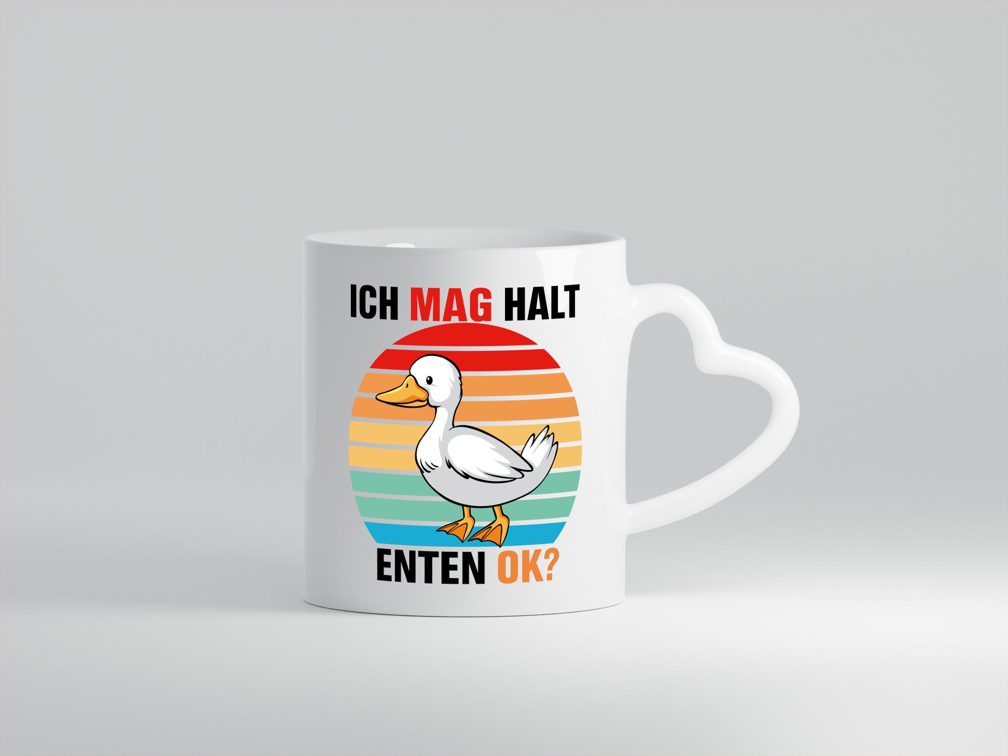 Ich mag halt Enten ok? | Entenzüchter Humor Geschenkidee Tasse