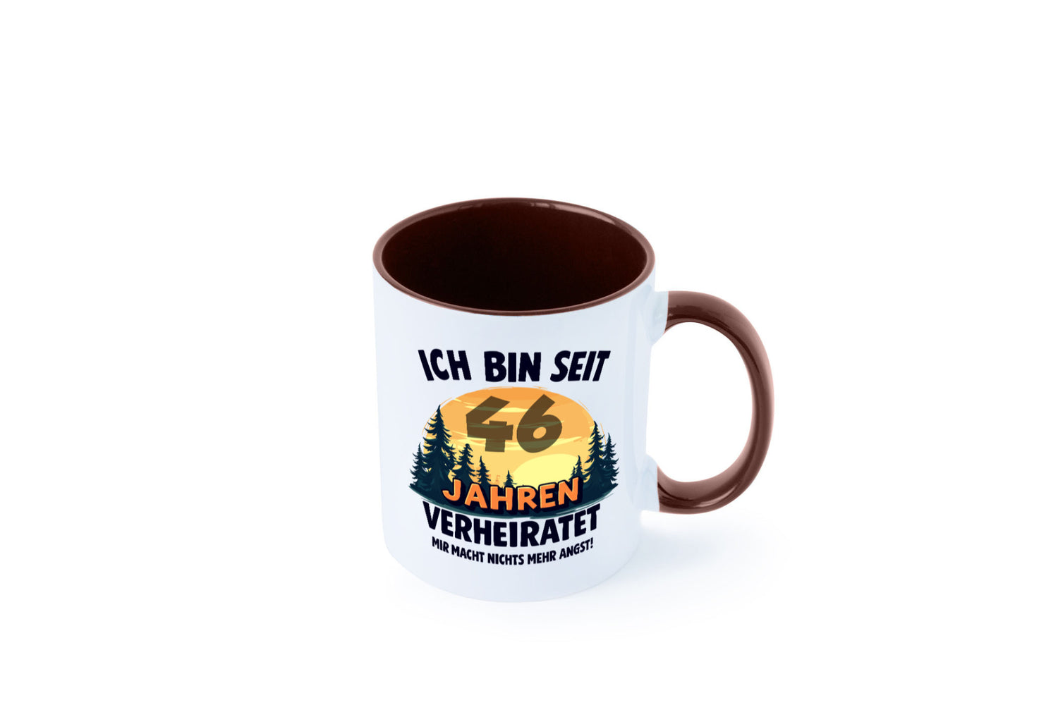 Ich bin Verheiratet | 46. Hochzeitstag Ehepaar Geschenkidee Humor Tasse