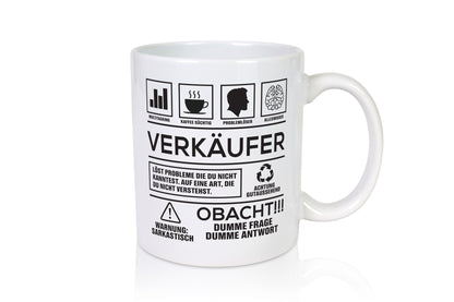 Achtung Probleme Verkäufer | Kollege Verkaufsjob Geschenkidee Arbeit Kollegen
