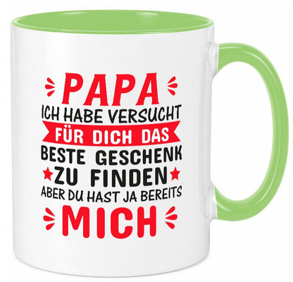 Bestes Geschenk für Papa | Vatertag Tasse Kinder Familie Geschenkidee lustiger