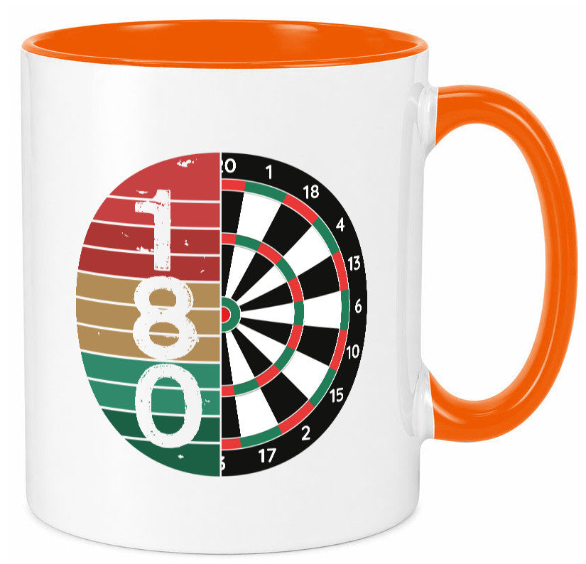 Dartsboard | Retro Dartspieler Kollege Freunde Geschenkidee Arbeit Kollegen