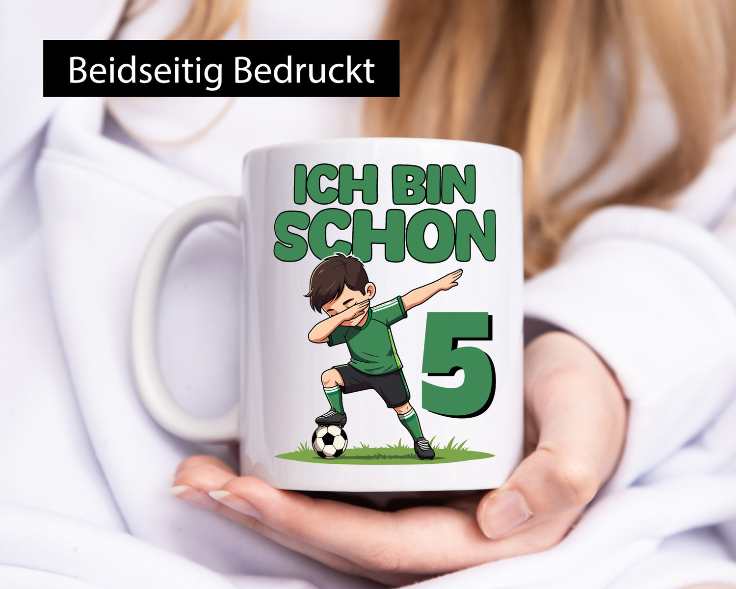 5. Geburtstag | 5 Jahre Fußballer lustiger Spruch Geschenk Geschenkidee Tasse