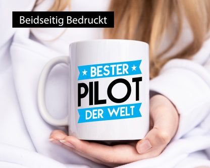 Bester Pilot | Flugzeug Piloten Geschenk Humor Geschenkidee lustiger Spruch