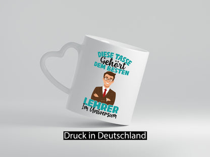 Im Universum: Lehrer | Schule Beruf Schüler lustiger Spruch Geschenk Arbeit