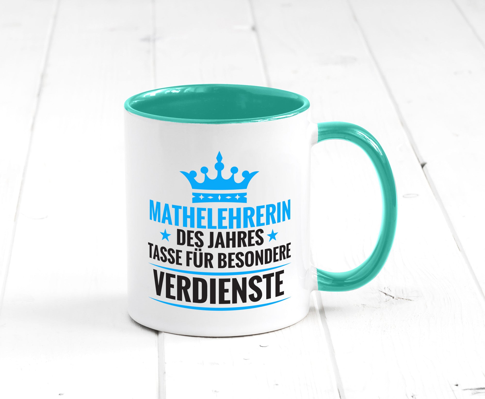 Besonderer Verdienst: Mathelehrerin | Lehrer Mathe Humor Geschenkidee Tasse