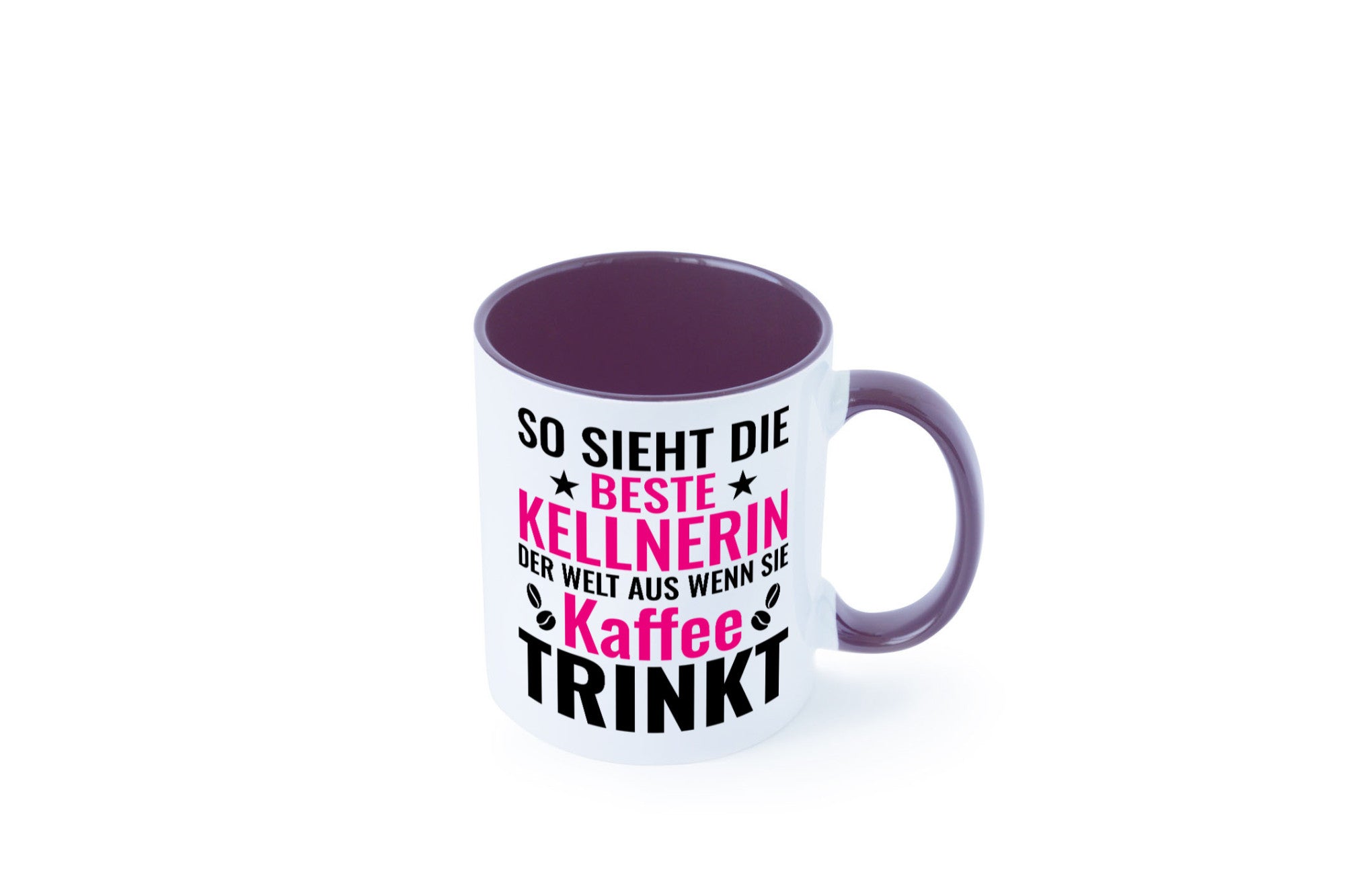 Kaffee trinkt: Kellnerin | Beruf kellnern Bedienung Humor Arbeit Kollegen Büro