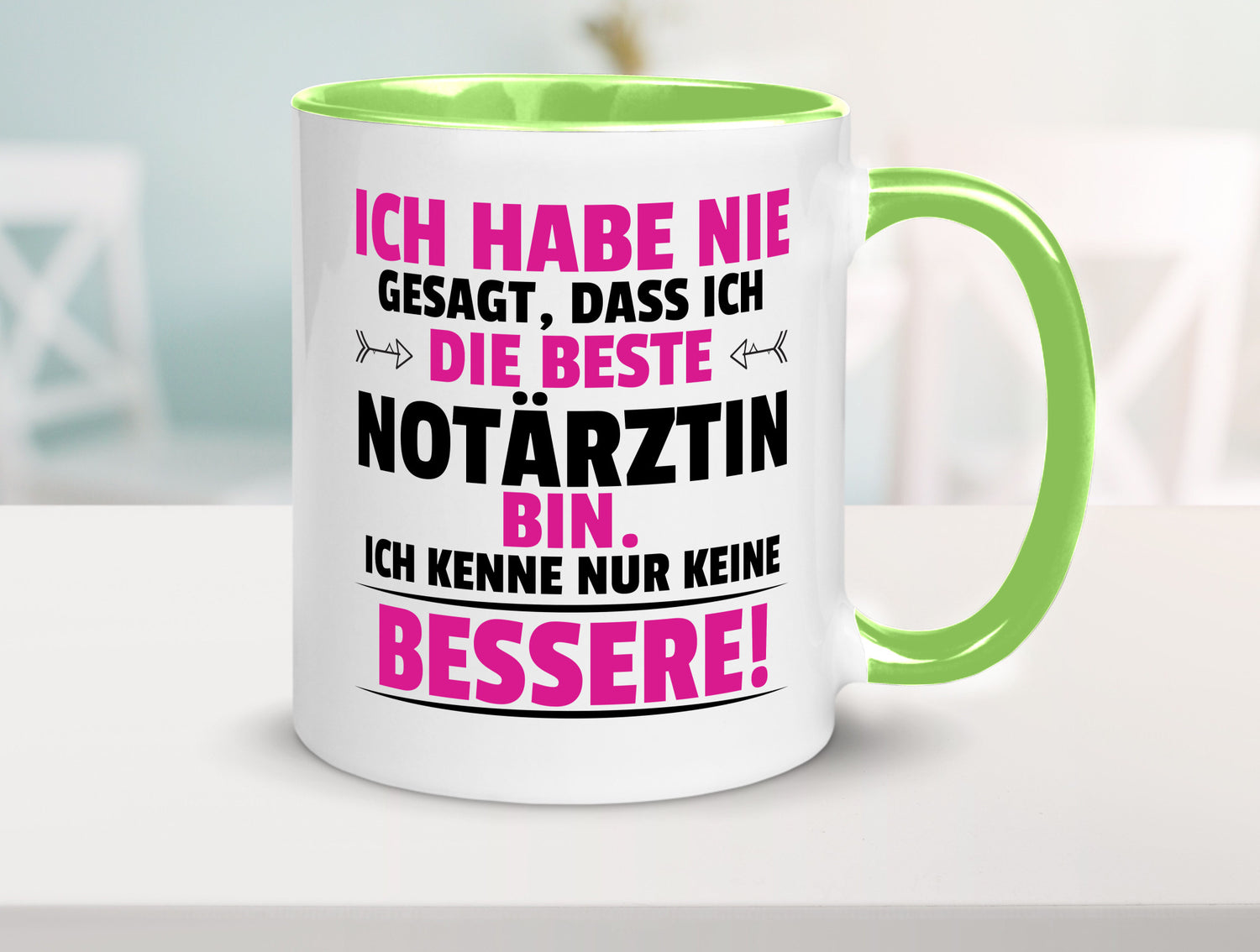 Die Beste Notärztin | Ärztin Humor Geschenkidee Tasse