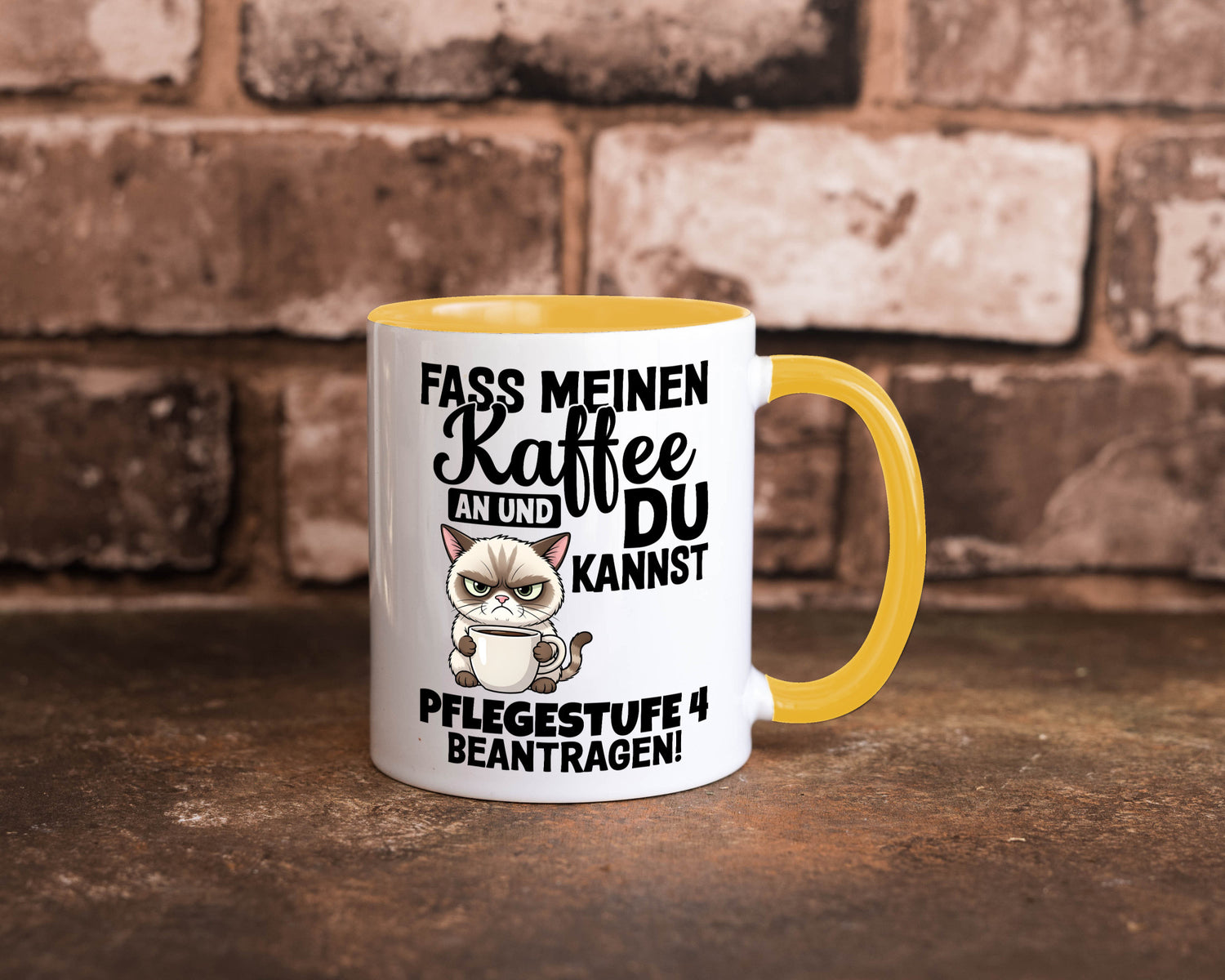 Fass meinen Kaffee an | Pflegestufe 4 Krankenschwester v3 Geschenkidee Humor