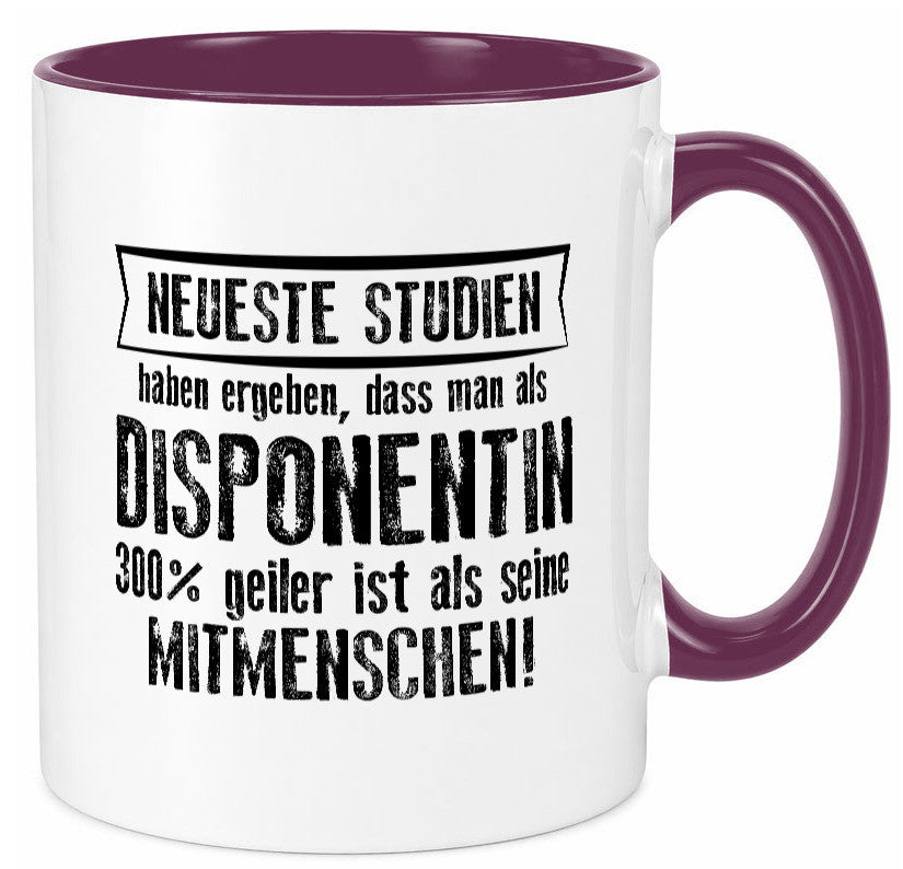 Neuste Studien: Disponentin | Zuteilerin lustig Humor Geschenkidee Geschenk