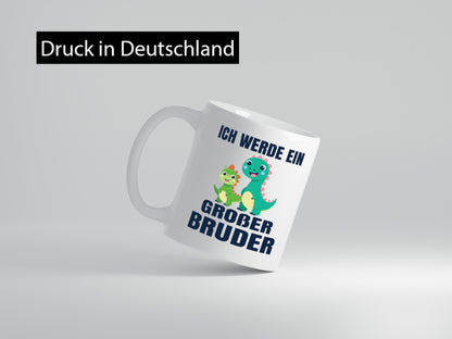 Ich werde großer Bruder | Dino Sohn Junge Geschenk Familie Geschenkidee