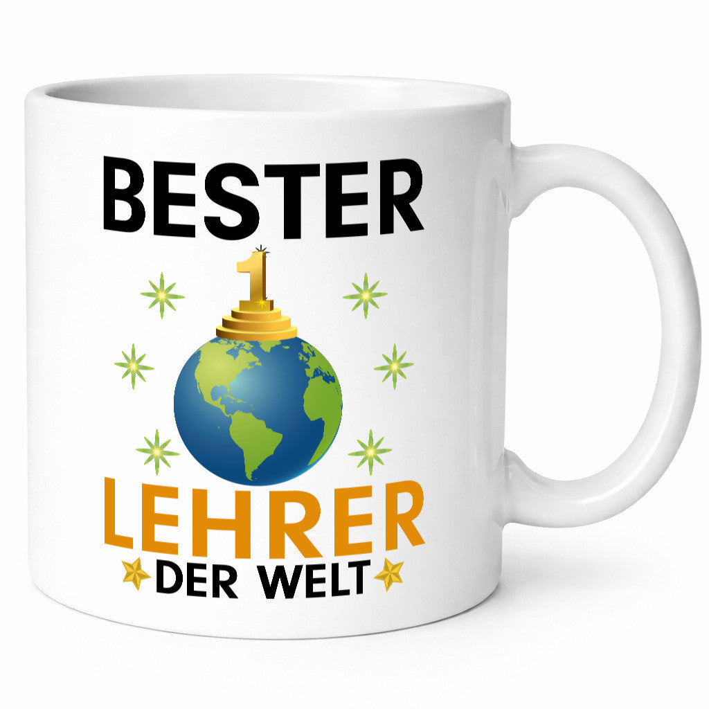 Welt Bester Lehrer | Schule Beruf Schüler Geschenk Arbeit Kollegen Büro