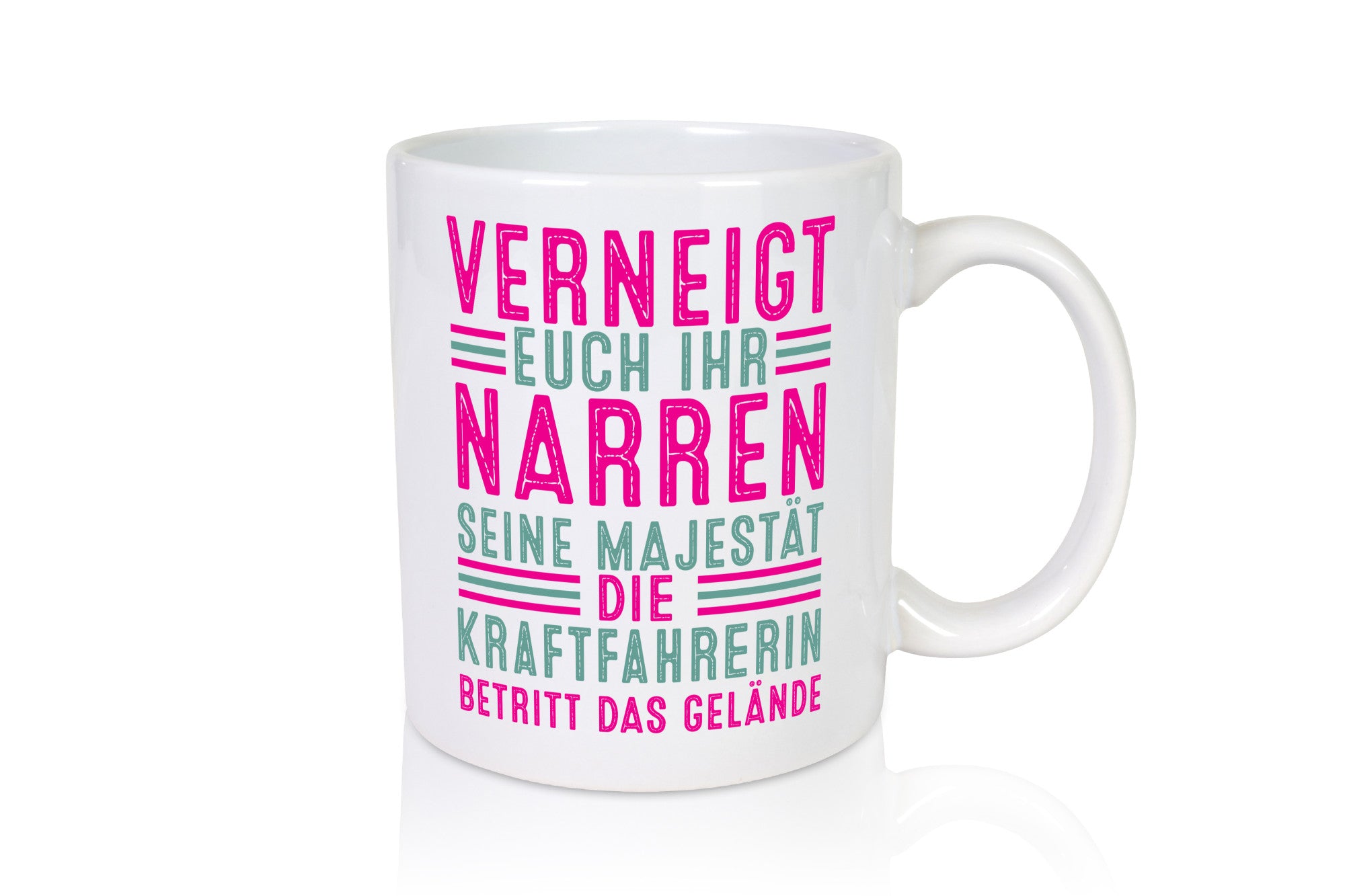 Verneigt euch: Kraftfahrerin | Lastwagen LKW lustig Humor Geschenkidee Geschenk