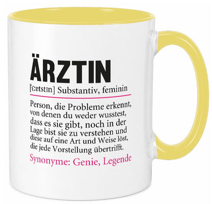 Ãrztin | lustig Medizin Doktorin Fachärztin Humor Geschenkidee Tasse