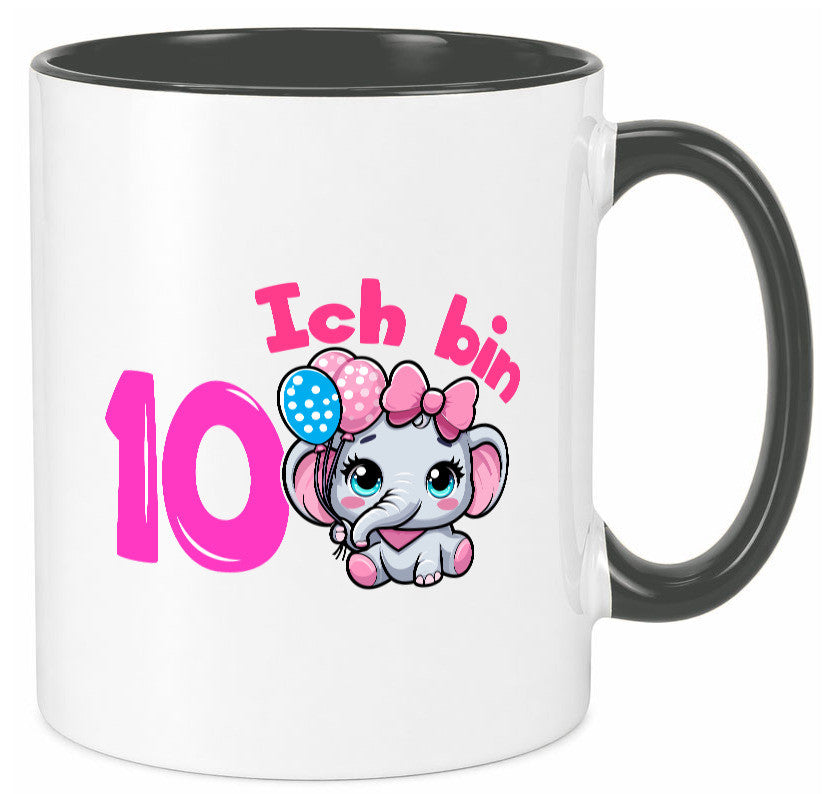 10. Geburtstag | 10 Jahre Elefant Mädchen Geschenk Geschenkidee lustiger Spruch