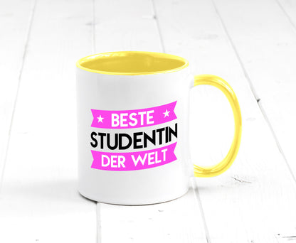 Beste Studentin | Uni Studium Universität Geschenkidee Humor Tasse