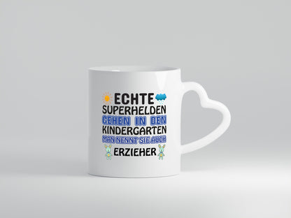 Superheld Erzieher | Tasse Kindergärtner Kindergarten lustiger Spruch Geschenk