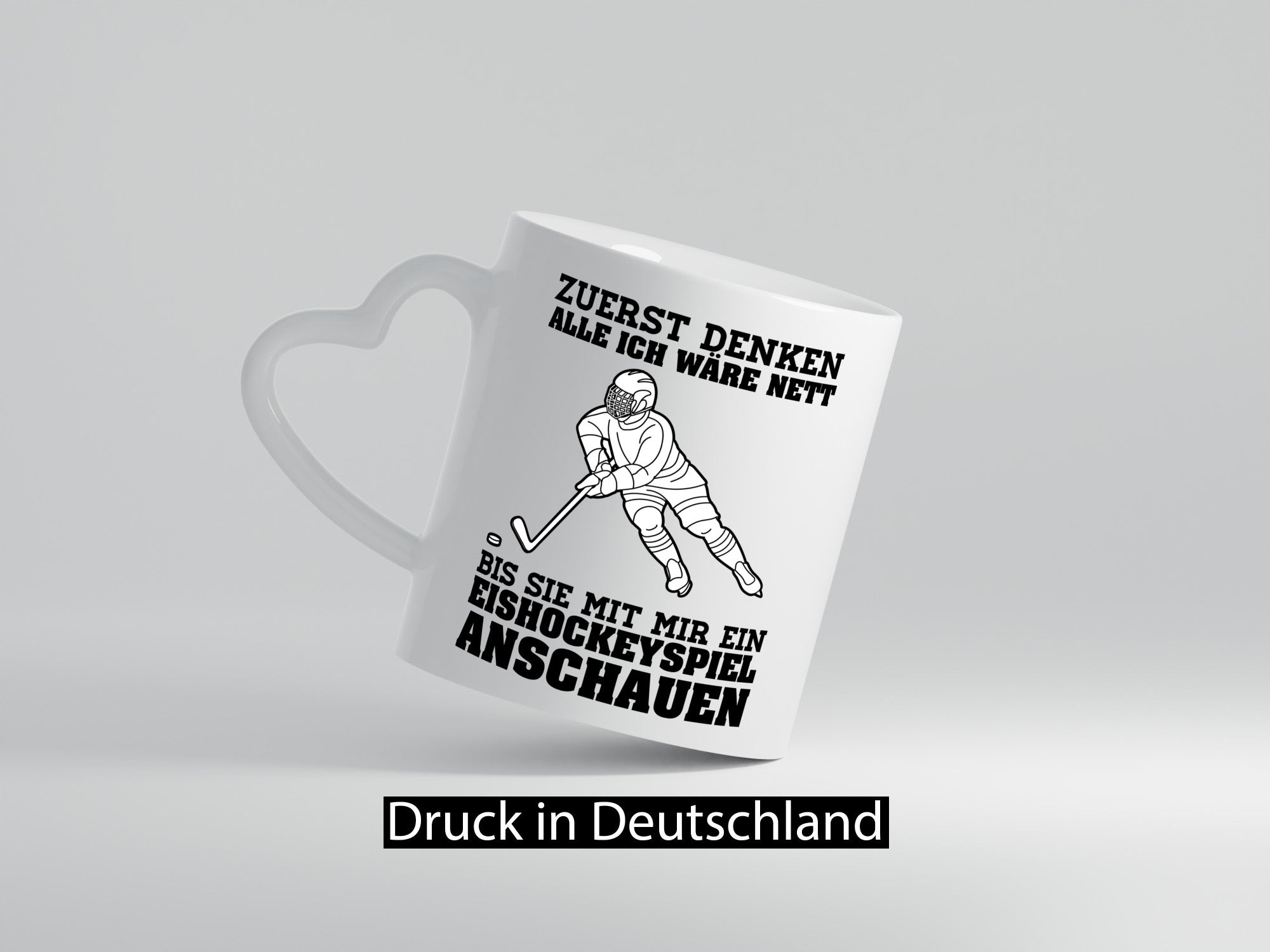 Eishockeyspiel | Eishockeyfan Tasse Eishockeyspieler Humor Geschenkidee