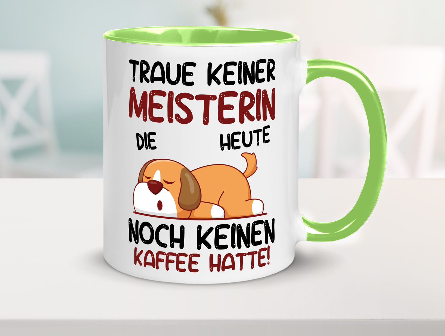 Traue keiner Meisterin | Meisterbrief Geschenkidee Humor Tasse