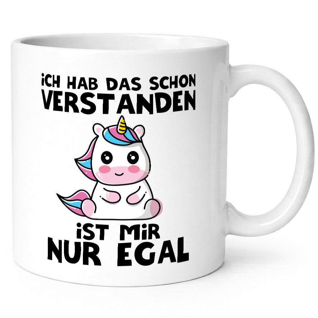 Habs verstanden ist mir nur egal | Einhorn lustiger Spruch Geschenk Humor