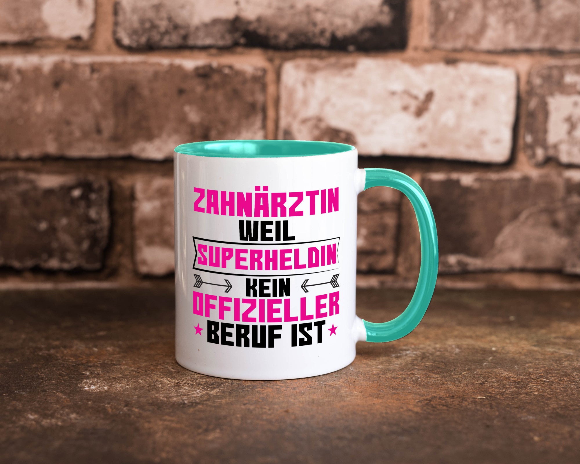 Superheldin Zahnärztin | Zahnmedizin Beruf Geschenkidee Arbeit Kollegen Büro
