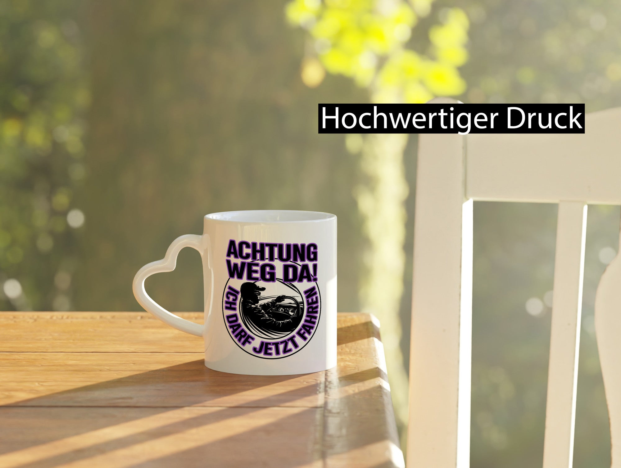 Achtung weg da ich darf jetzt Fahren | Führerschein lustig Humor Geschenkidee