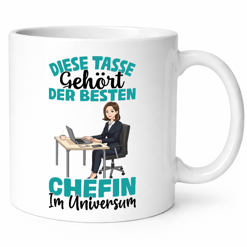 Im Universum: Chefin | Führungskraft Vorgesetzte lustig Arbeit Kollegen Büro