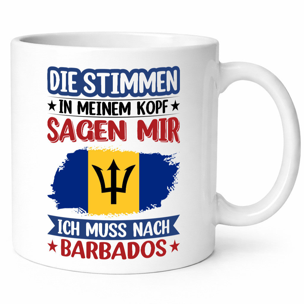 Barbados | Urlaub Stimmen in meinem Kopf Traumland lustiger Spruch Geschenk