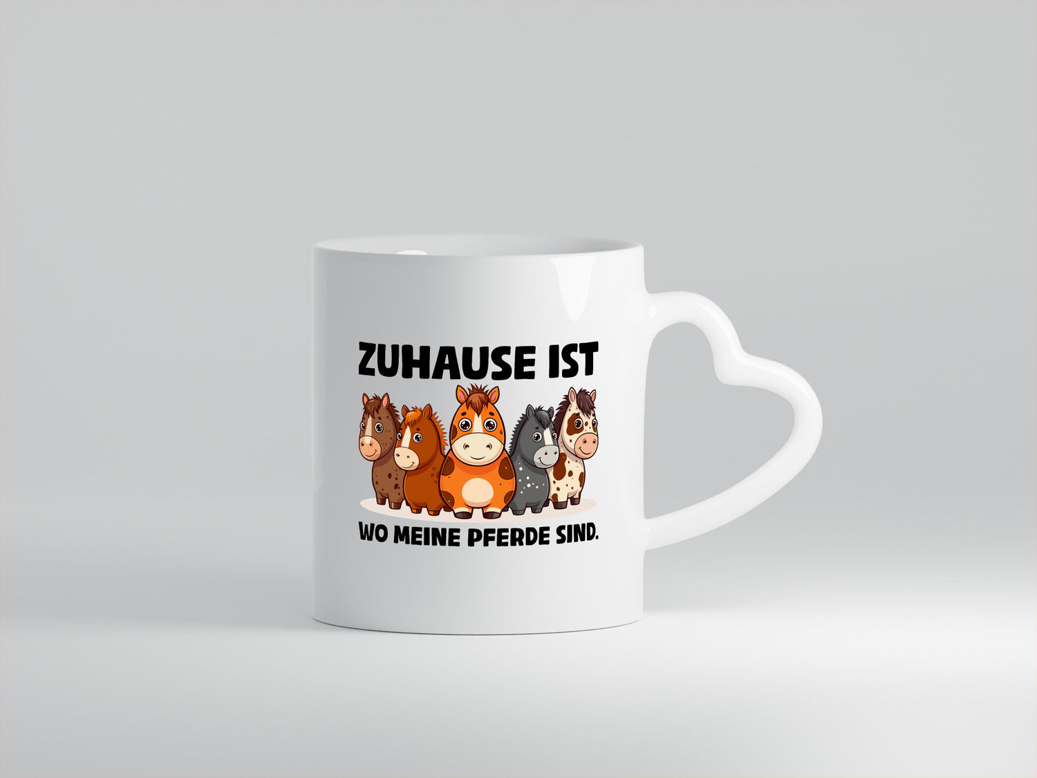 Zuhause ist wo meine Pferde sind | Pferdeliebhaber lustiger Spruch Geschenk