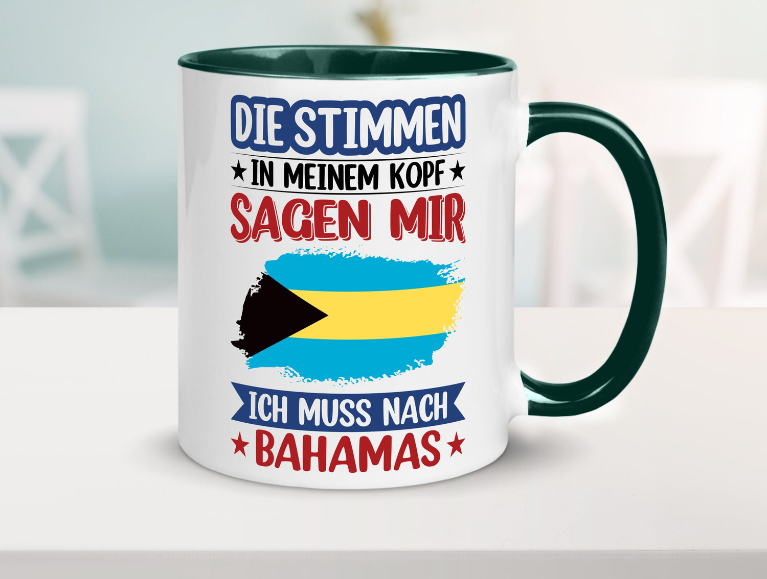 Bahamas | Urlaub Stimmen in meinem Kopf Traumland Geschenk Humor Geschenkidee