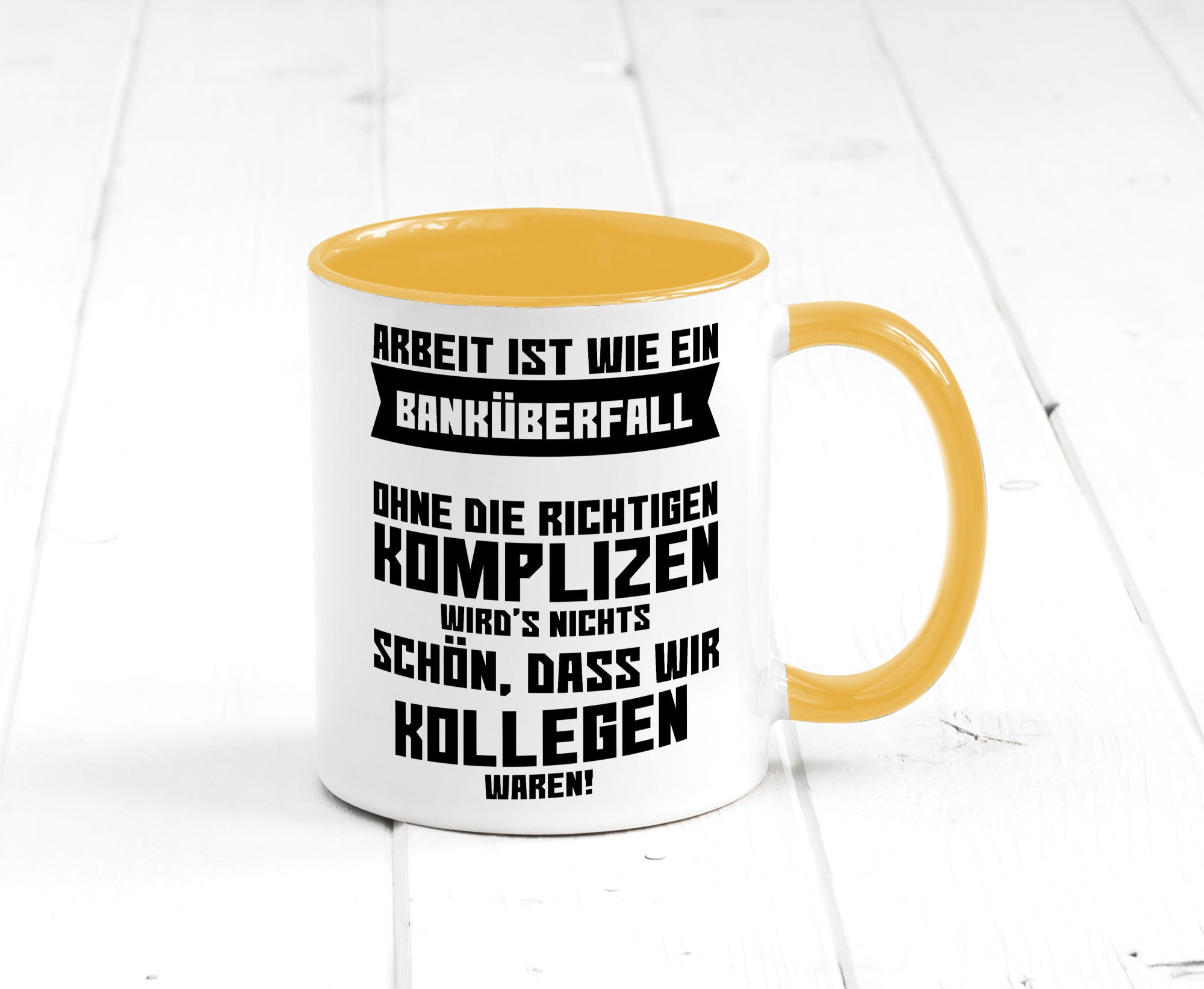 Arbeit | Kollegen Komplizen Jobwechsel Abschied Büro lustiger Spruch Geschenk