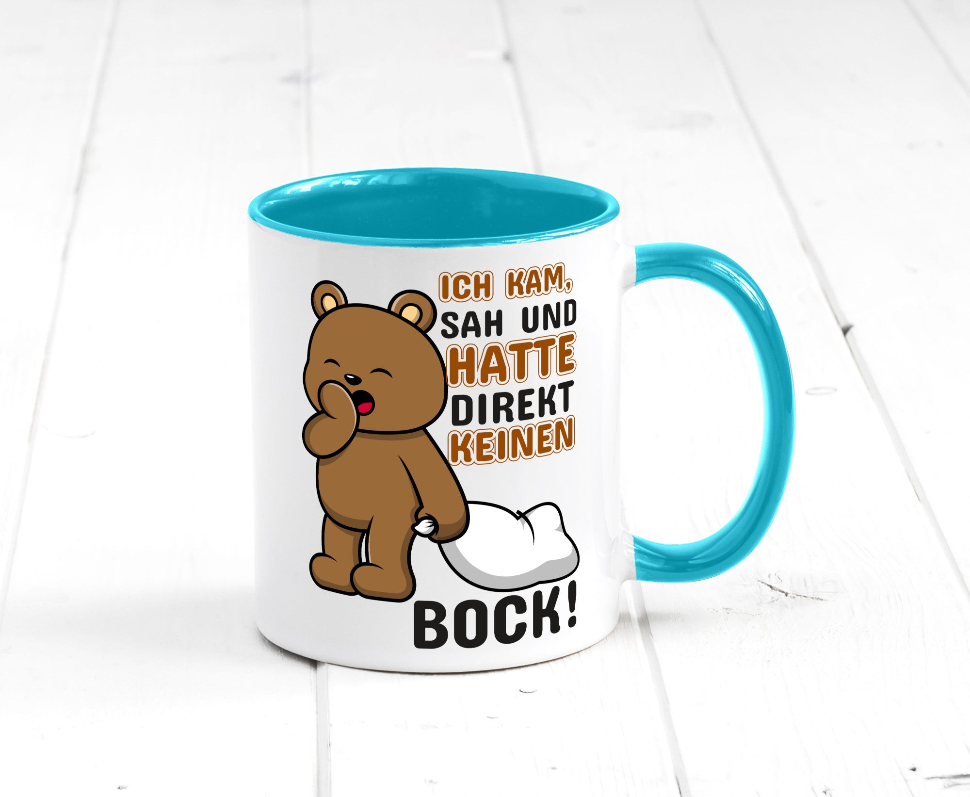 Direkt keinen Bock! | Büro Faultier Morgenmuffel Geschenk Arbeit Kollegen