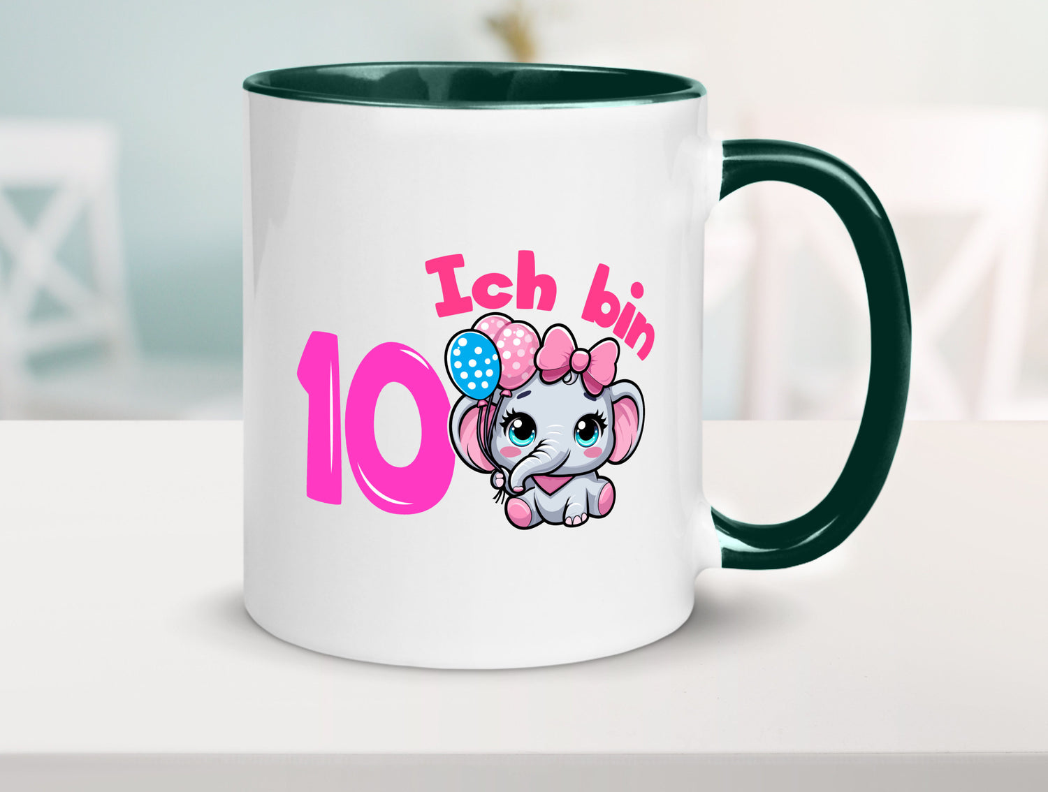 10. Geburtstag | 10 Jahre Elefant Mädchen Geschenk Geschenkidee lustiger Spruch