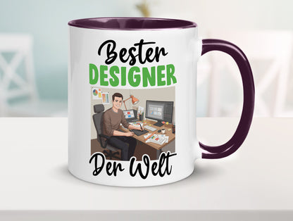 Bester Designer Beruf | Mode v2 lustiger Spruch Geschenk Arbeit Kollegen Büro