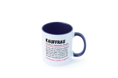 Kauffrau | Humor Spruch Definition Kauffrauen Geschenkidee Tasse