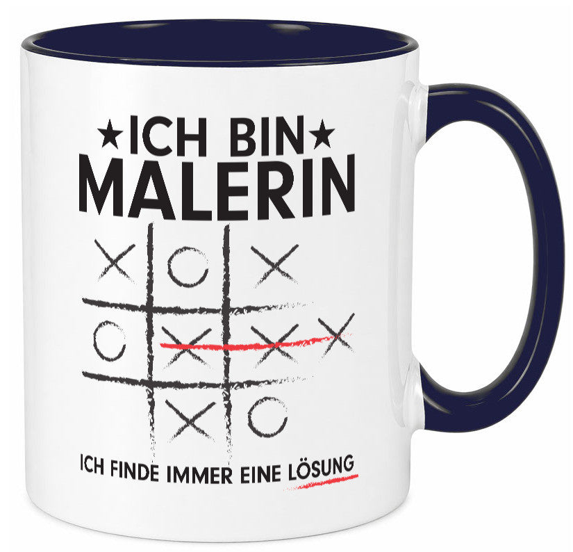 Löse Probleme: Malerin | Malerinnen Humor Geschenkidee Tasse