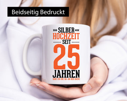 Silber Hochzeit | 25 Jahre Verheiratet Ehepaar lustig Humor Geschenkidee