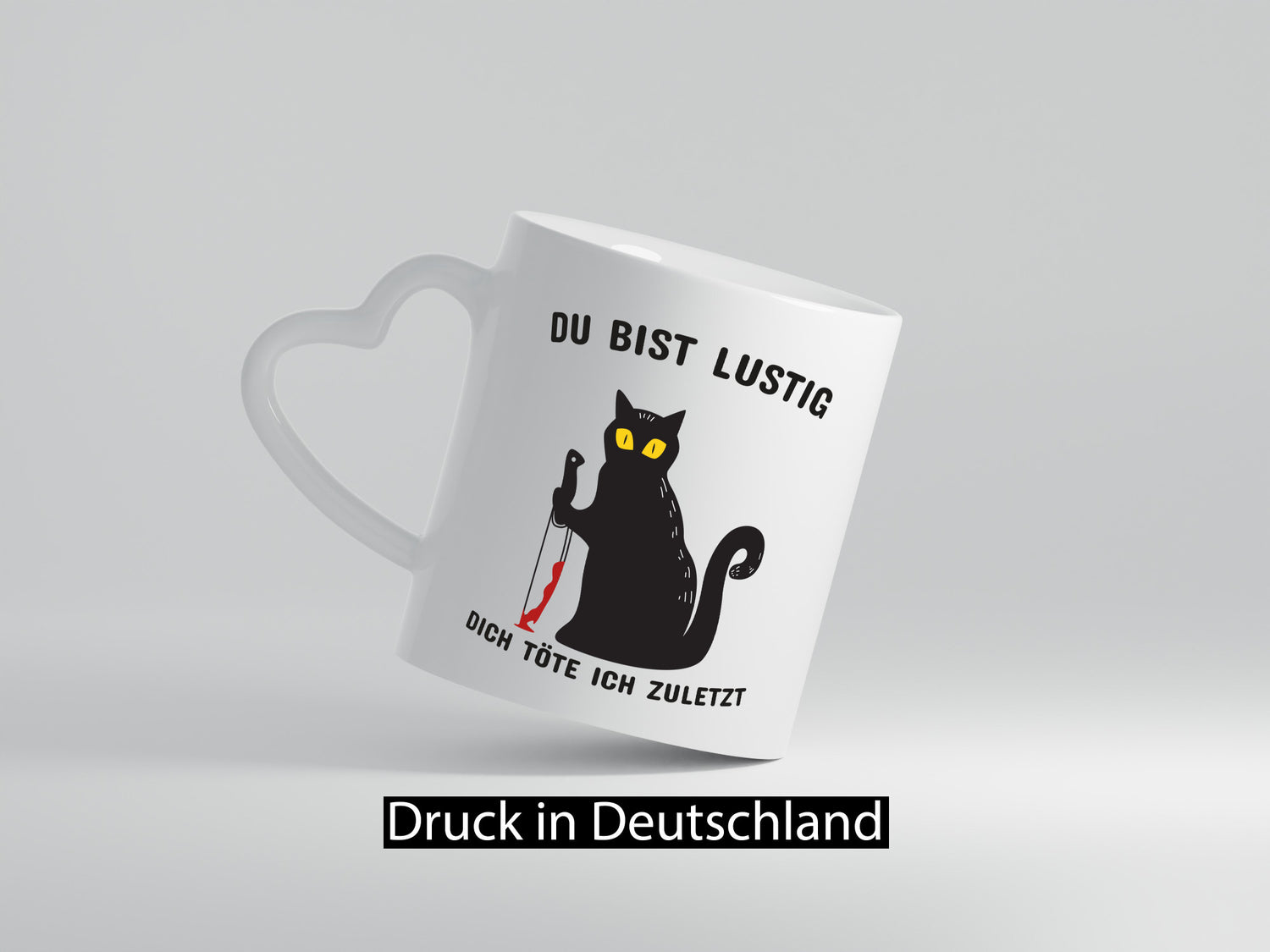 Du bist lustig | Spruch Tasse schwarzer Humor Geschenk Geschenkidee lustiger